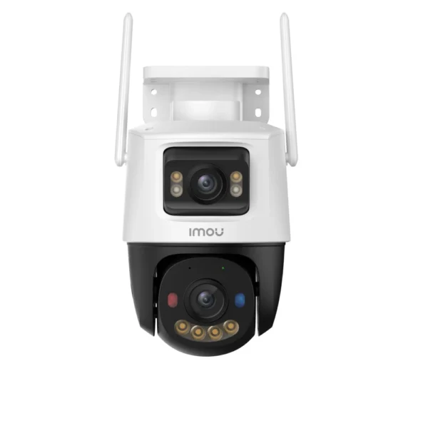 IMOU Cruiser Dual 2 6MP Outdoor Dual LensRed-Bule Warning Light PTZ WiFi Camera Vehicle & Human Detection Surveillance