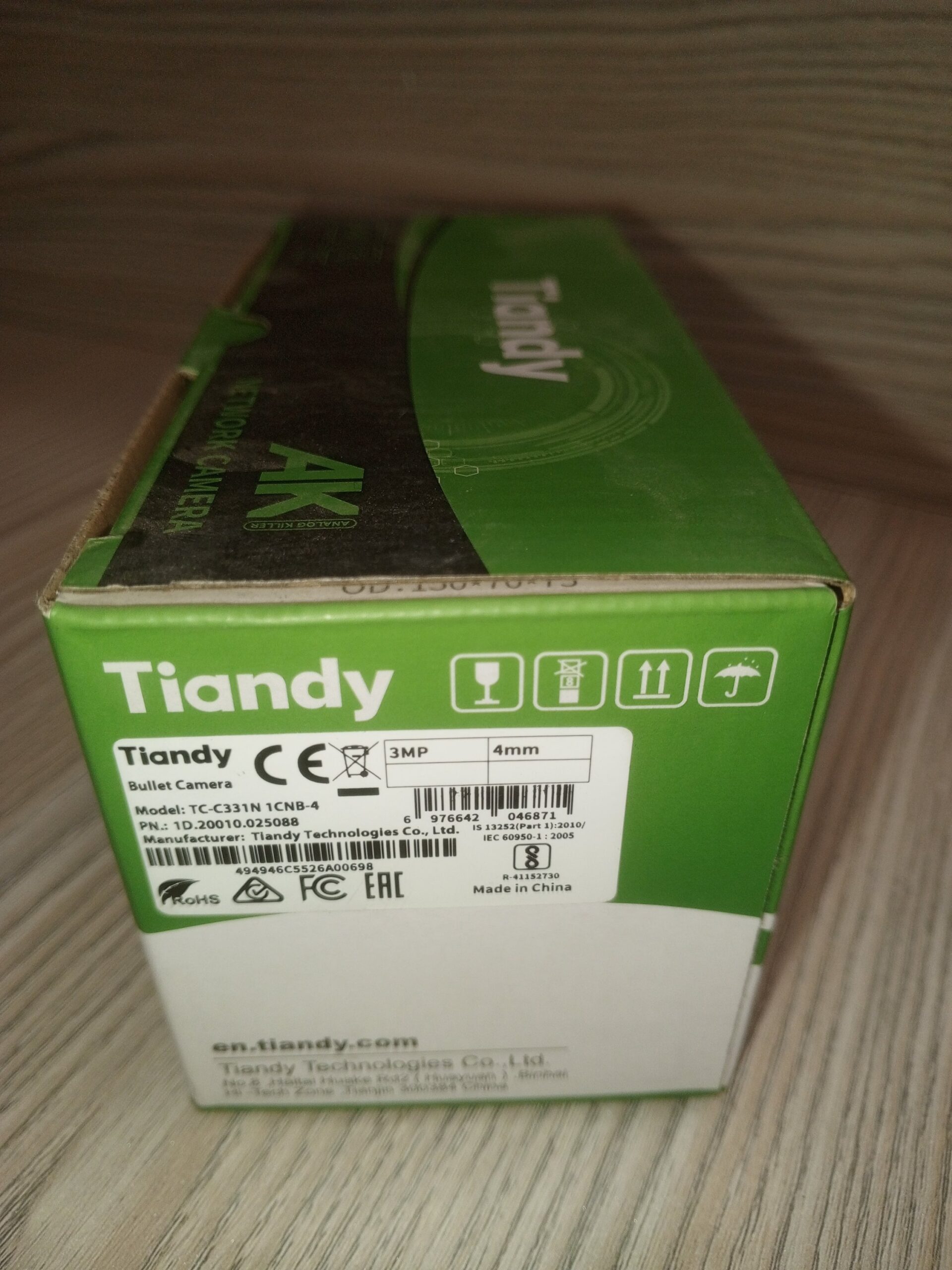 Tiandy TC-C331N 1CNB-4MM Bullet Camera - Image 3