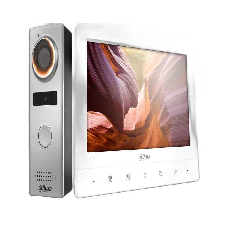 Dahua Analog Video Intercom Kit KTA02 – 7" TFT Screen, 2 Door Station + 3 Monitor System